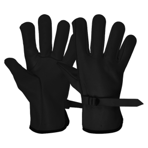 Gants de conducteur en cuir de grain de mouton robustes Construction de sécurité industrielle Protection des mains et des bras Résistant à l'abrasion - Product Image 6
