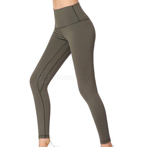 Leggings de yoga pour femmes 2024 personnalisables avec logo, sexy, push-up, respirants, écologiques, séchage rapide, grandes tailles, en spandex sans couture, taille moyenne - Product Image 4