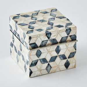 Cajas cuadradas de madreperla para decoración de almacenamiento en el hogar, precio más barato, caja MOP al por mayor - Product Image 6