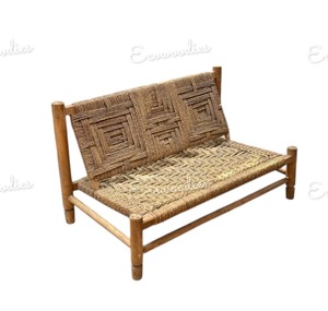 โซฟาหวายสไตล์ยุโรปสำหรับห้องนั่งเล่น2ที่นั่งโซฟาสวนกลางแจ้งโซฟาร้านอาหารผับคาเฟ่เฟอร์นิเจอร์ดีไซน์ใหม่ - Product Image 6