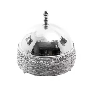 Casserole en bois chaude en acier inoxydable pour buffet de présentoir de dessert de marmite de service de nourriture de décor à la maison moderne au prix le plus bas - Product Image 5