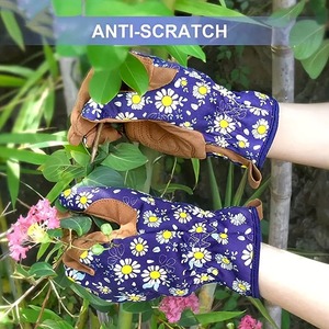 Guantes de jardinería de alta calidad, gran oferta, guantes de jardinería de cuero duraderos para exteriores, Protección Laboral - Product Image 5