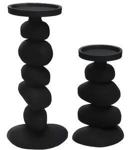 Portavelas Rústicos de Metal con Texturas y Patrones Audaces, Perfectos para Hogares y Refugios de Estilo Campestre - Product Image 3