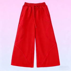 Pantalon Baggy Personnalisé de Haute Qualité, Coupe Large, Effet Usé, en Molleton Lourd pour Homme - Product Image 2