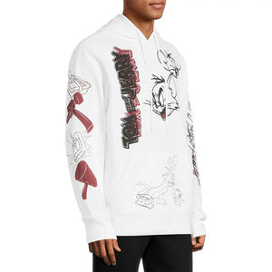 เสื้อฮู้ดสำหรับผู้ชายพิมพ์ลายนูน2025ผ้าคอตตอนโพลีเอสเตอร์กันลมกันน้ำระบายอากาศได้ดี - Product Image 3