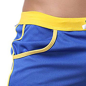 Short de fitness pour hommes, jogging de basket-ball uni en maille, shorts de gym pour hommes avec impression de logo personnalisé à prix bon marché - Product Image 6