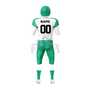 Custom Team American Football Uniform Kit Sports Jerseys Anti-Bacterial Quick Dry Polyester Front Jersey Pant Set League <b>Matches</b> - Product Image 3