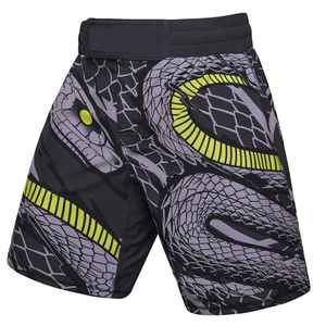 Equipo MMA de alta durabilidad que absorbe la humedad, pantalones cortos de entrenamiento de Spandex de secado rápido, pantalones cortos de lucha de poliéster MMA de nailon - Product Image 6