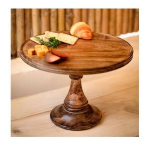 Custom Logo <b>Vintage</b> Style Wood <b>Cake</b> <b>Stand</b> Birthday and Wedding Party Used Celebration Walnut Finishing Handmade <b>Cake</b> <b>Stand</b> - Product Image 6