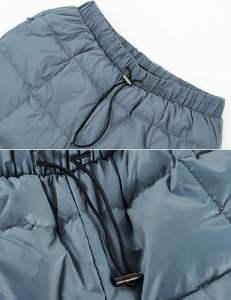 กางเกงบุฟองน้ำหนาสำหรับผู้ชายมาใหม่กางเกงขนเป็ดหุ้มฉนวนกันความร้อนสำหรับฤดูหนาวเครื่องแต่งกายแนวสตรีทแฟชั่นออกแบบได้ตามต้องการ - Product Image 5