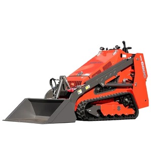 Mini-chargeuse compacte sur chenilles, diesel, haute puissance de creusement, à transmission par engrenages, avec godet de 30 m³ pour la construction agricole - Product Image 4