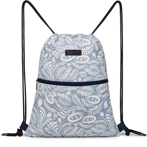 Sacs à cordon mode personnalisés de haute qualité nouveau style sac à cordon étanche avec conception d'impression par sublimation - Product Image 6