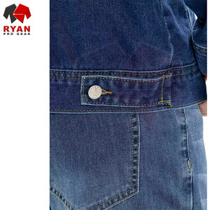 Veste en jean pour homme, logo personnalisé, OEM ODM, coupe classique, style boutonné, tissu durable, approvisionnement direct d'usine - Product Image 6