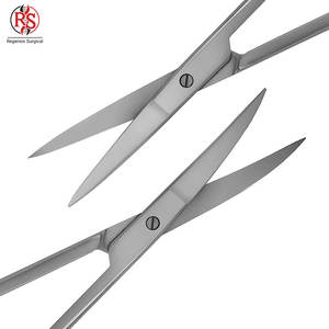 Tijeras Iris de 11.5cm Hechas Profesionalmente, Puntas Rectas y Afiladas, Instrumentos Quirúrgicos Oftálmicos de Acero Inoxidable - Product Image 5