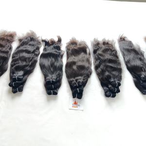 Extensions de cheveux humains alignés sur les cuticules du temple indien vente en gros de styles profonds lâches avec boucles naturelles prix bon marché - Product Image 2