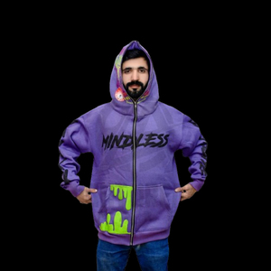 Sweat-shirts pour hommes en tissu polaire respirant, effet délavé, brodés, couleurs personnalisées, service OEM, haute qualité - Product Image 5