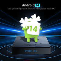Boîtier Smart TV X96 NEX Quad Core Android 14 avec décodage vidéo 4K UHD, OpenGLES/Vulkan, Wi-Fi double bande pour divertissement à domicile 5.0