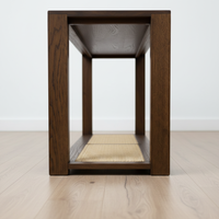 Table console moderne 60 pouces en chêne, écologique et durable, meubles de salon, meubles d'intérieur, vente en gros OEM ODM