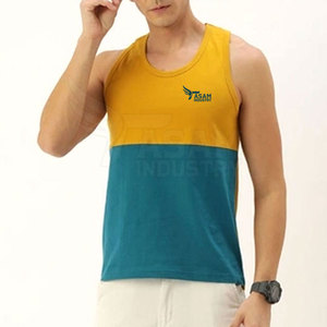 เสื้อกล้ามออกกำลังกายผู้ชาย วัสดุคุณภาพดีที่สุด เสื้อกล้ามผู้ชายดีไซน์ล่าสุด ผลิตในปากีสถาน - Product Image 4