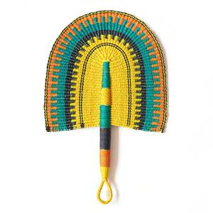 Éventail à main en herbe de mer avec logo personnalisé, prix le plus bas, vente en gros, éventails à main en herbe de mer tissés à la main - Product Image 6