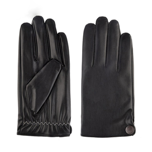 Gants en cuir décontractés d'hiver en gros pour unisexe, gants simples et élégants pour l'hiver - Product Image 3