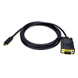 <span class=keywords><strong>Cable</strong></span> Adaptador convertidor macho a <span class=keywords><strong>VGA</strong></span>, <span class=keywords><strong>Thunderbolt</strong></span> 3 tipo C a <span class=keywords><strong>VGA</strong></span> - Product Image 1