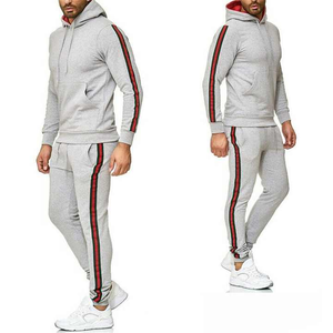 Fabricación de trajes de chándal para hombre, conjunto de pantalones de chándal, ropa de entrenamiento Pull-Over con Logo, chándal con capucha - Product Image 1