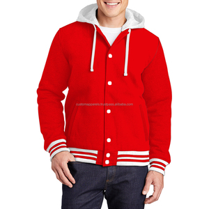 Chaqueta universitaria de algodón con diseño personalizado Chaqueta universitaria de moda - Product Image 1