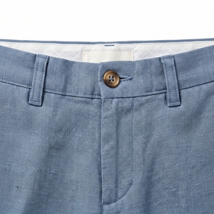 Pantalon d'été pour homme en mélange lin-coton, respirant, décontracté et élégant, OEM ODM, vente en gros, usine, marque privée, faible MOQ - Product Image 5