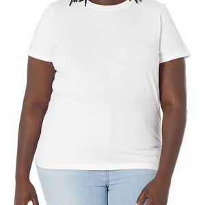 Camiseta holgada para mujer 180 Gsm peso ligero transpirable mejor calidad nueva llegada camiseta de verano a granel para niñas - Product Image 2