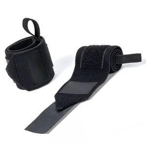 Muñequeras transpirables ajustables para levantamiento de pesas y gimnasio Power Lifting Fitness Ejercicio Soporte en verano - Product Image 2