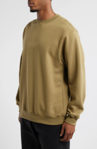 Cuello redondo personalizado serigrafiado logo básico 100% algodón mezclado sudadera para hombres Oversized Drop Shoulder hip hop sudadera para hombre - Product Image 1