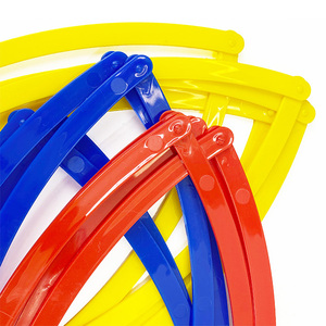 6-mảnh có thể gập lại nhựa nhanh nhẹn Nhẫn đặt 49.5cm đường kính Trọng lượng nhẹ & không thấm nước cho bóng đá/Bóng đá Đào Tạo - Product Image 4