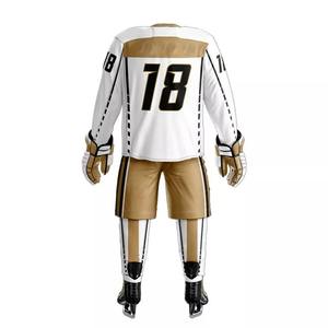 Uniformes de hockey sobre hielo para hombre de alta calidad, diseño único, cómodo, transpirable, gran oferta, personalizable con el nombre del equipo OEM impreso - Product Image 5