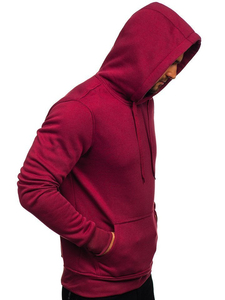 Nouveau 2023 vente en gros meilleure qualité plaine décontracté hommes Slim Fit sweats à capuche Street Wear pull conception hommes sweats à capuche avec 100% polyester - Product Image 3