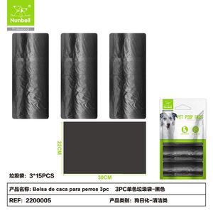 3 Rotoli di Sacchetti per Rifiuti di Cani per lo Smaltimento dei Rifiuti degli Animali Domestici - Product Image 4