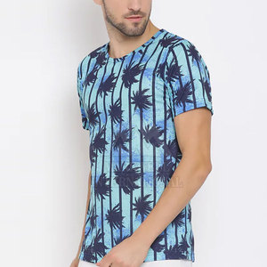 100% algodón logotipo personalizado impreso sublimación camiseta diseño único ajuste suelto verano sublimación camiseta para hombres - Product Image 2