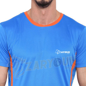 T-shirts col rond sur mesure hommes haute qualité 240 grammes tissu motif d'impression Unique conception de sport de base sérigraphie grande taille - Product Image 3