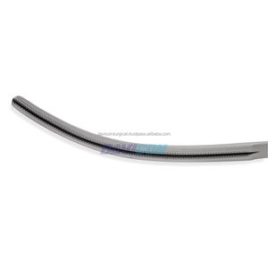 Pinza DeBakey Toracoscópica de Acero Inoxidable 65mm Curva Derecha 1x2 con Mordazas Atraumáticas, Eje de 10mm con Bloqueo, Longitud de Trabajo 17cm (10.25 pulgadas) - Product Image 5