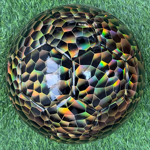 Balón de fútbol de PU personalizado de alta calidad fútbol impreso con láser con superficie de cuero tamaño 5 y tamaño 4 cosido a máquina - Product Image 4