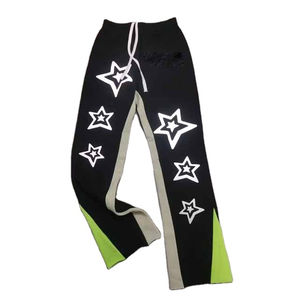 กางเกงผ้าฝ้ายขากระดิ่งสำหรับผู้ชายกางเกงขาบานสไตล์ย้อนยุค70S เหมาะสำหรับงานปาร์ตี้หรือเครื่องแต่งกายแนวสตรีท - Product Image 5