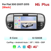Lecteur multimédia automobile MEKEDE avec écran Android, navigation GPS, Car-play, WiFi, FM pour Fiat 500 2007-2015 de 7 pouces