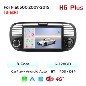 Lecteur multimédia automobile MEKEDE avec écran Android, navigation GPS, Car-play, WiFi, FM pour Fiat <span class=keywords><strong>500</strong></span> 2007-2015 de 7 pouces - Product Image 2