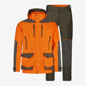 Combinaison de chasse unisexe sur mesure de qualité supérieure, manches longues, fermeture éclair, capuche, multi-poches, survêtement, randonnée hivernale, coupe-vent, imprimé - Product Image 1