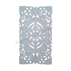 Tay Bằng Gỗ Khắc MDF Tường Bảng Điều Chỉnh Trang Trí Hình Chữ Nhật Tường Nghệ Thuật Giường Đầu Giường Lớn Thiết Kế Độc Đáo Trang Trí Nội Thất Từ Ấn Độ - Product Image 5