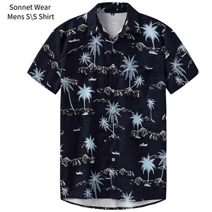 Chemises à manches courtes imprimées pour hommes - Product Image 6