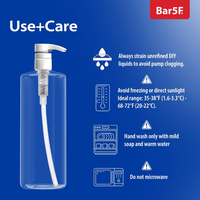 Distributeur rechargeable de bouteille de pompe en plastique PET carré de 1000ml pour l'emballage cosmétique liquide de shampooing Lotion savon usine du Vietnam