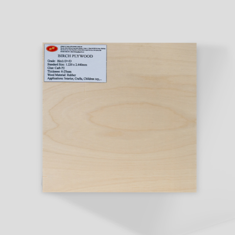 Vietnamese Manufacturer's High Grade DD Grade 18mm Smooth Anti-Slip Waterproof Birch Plywood Versatile Modern Decking for