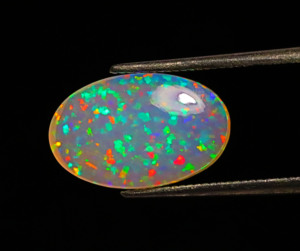 Ethiopian Opal Cabochon Gemstone - Welo Loose Opal Gems - Amazing Galaxy Fire Opal Stone-Pierre semi-précieuse naturelle pour elle - Product Image 4