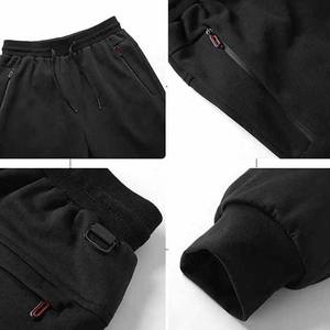 Ensemble à fermeture éclair unie pour hommes survêtements vêtements de sport vêtements d'entraînement et de jogging coton prix de gros hiver hommes survêtement - Product Image 6